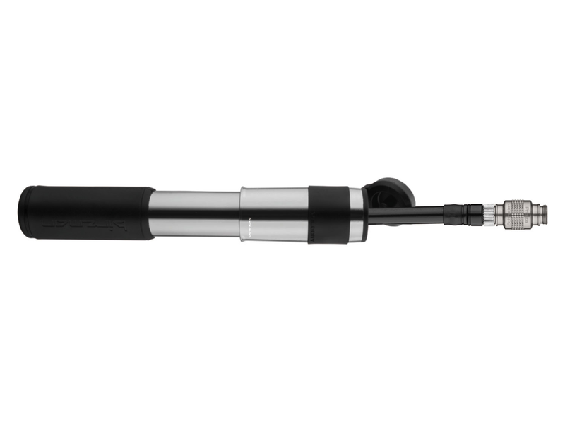 Pompe à main Birzman Velocity MTB 90PSI argent