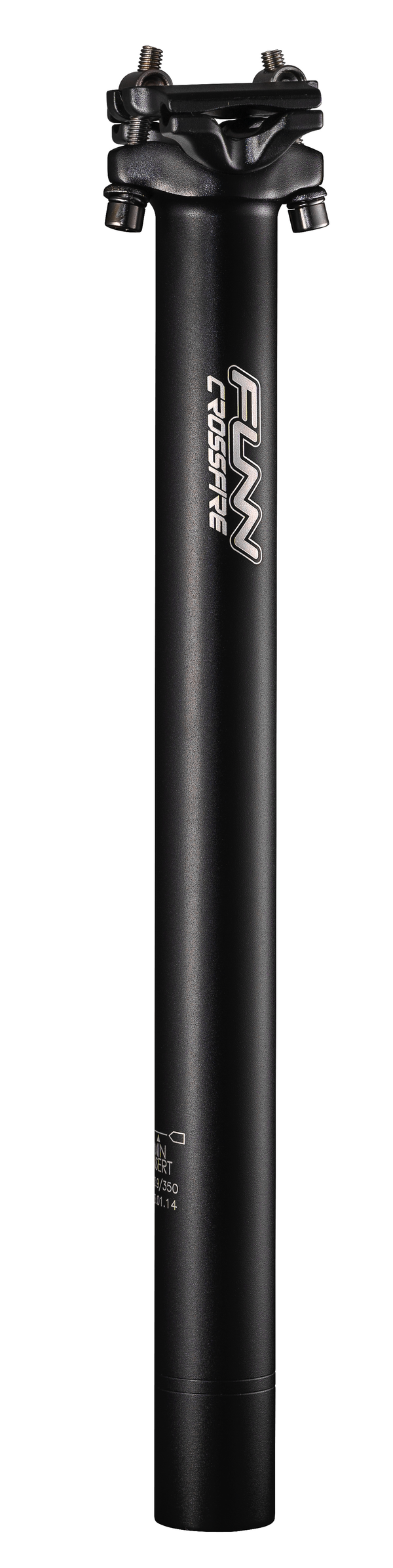 Tige de selle Funn Crossfire dia. 30.9mm / Lg 350mm, noir