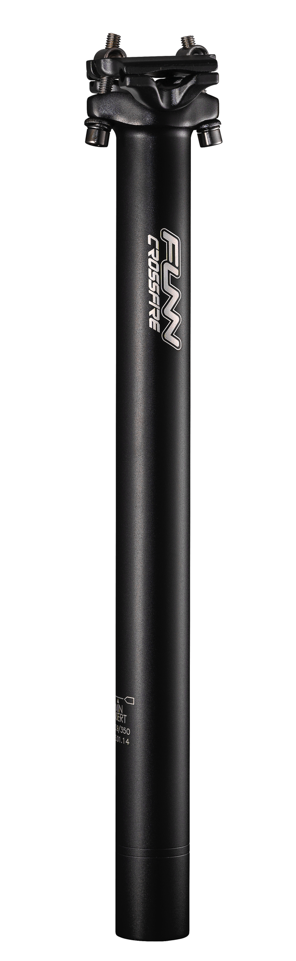 Tige de selle Funn Crossfire dia. 30.9mm / Lg 400mm, noir