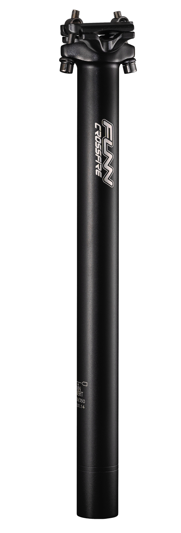 Tige de selle Funn Crossfire dia. 31.6mm / Lg 400mm, noir
