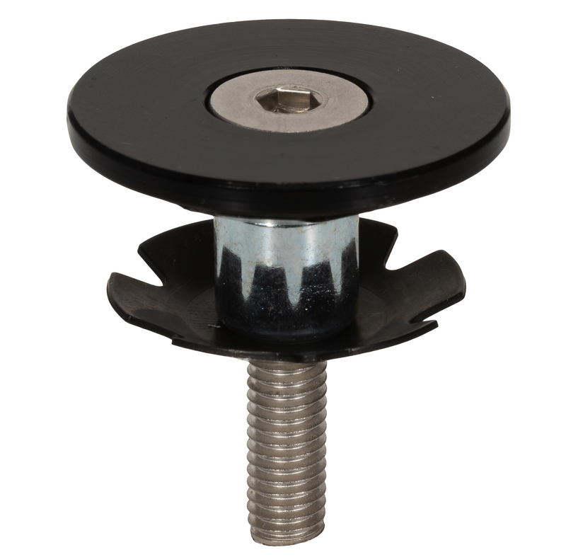 Top cap plat + étoile de direction 11/8" metal tube Elvedes