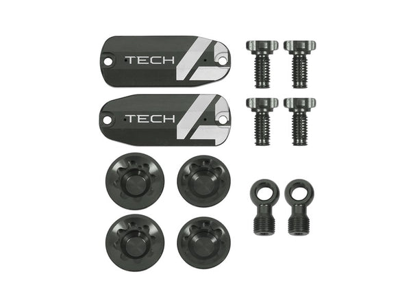 Hope Tech 4 V4 Custom Kit Pair Smoke