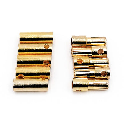 Banana Connectors 5.5mm X10 (5 Male + 5 Female)