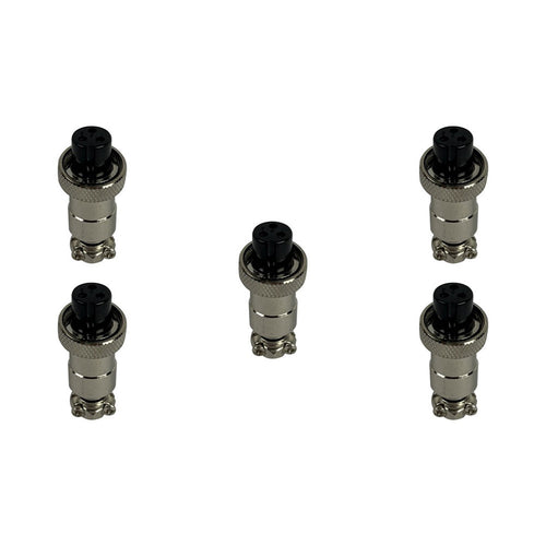 Prise GX12 3 pins femelle x5 pcs