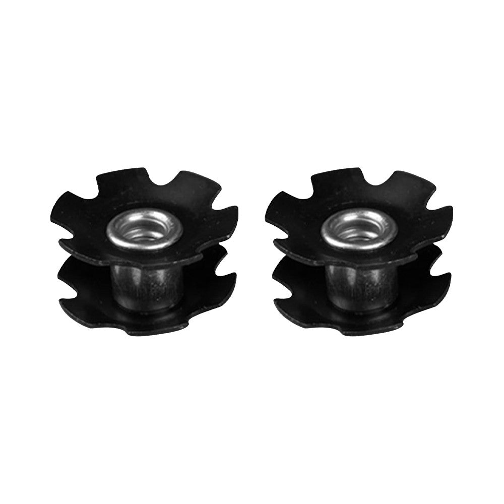 Écrou étoile en acier x2 pcs