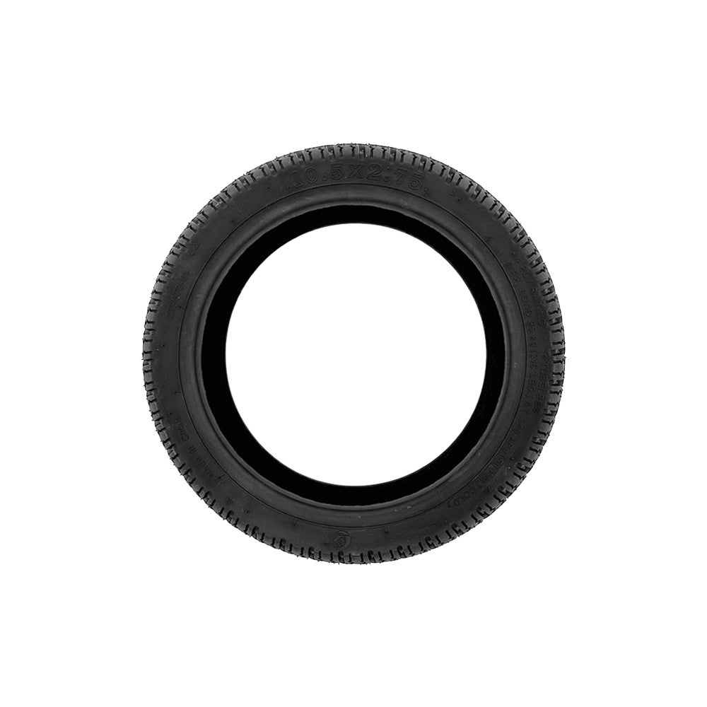 Semi-Road Tire 10.5x2.75 Tubeless Ninebot P65 P100 en situation