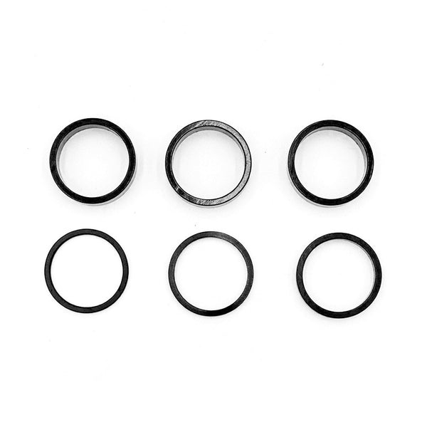 Bagues rehausse guidon rouge/or/bleu/noir x6 pcs - FRV - Vélo Shop Obernai