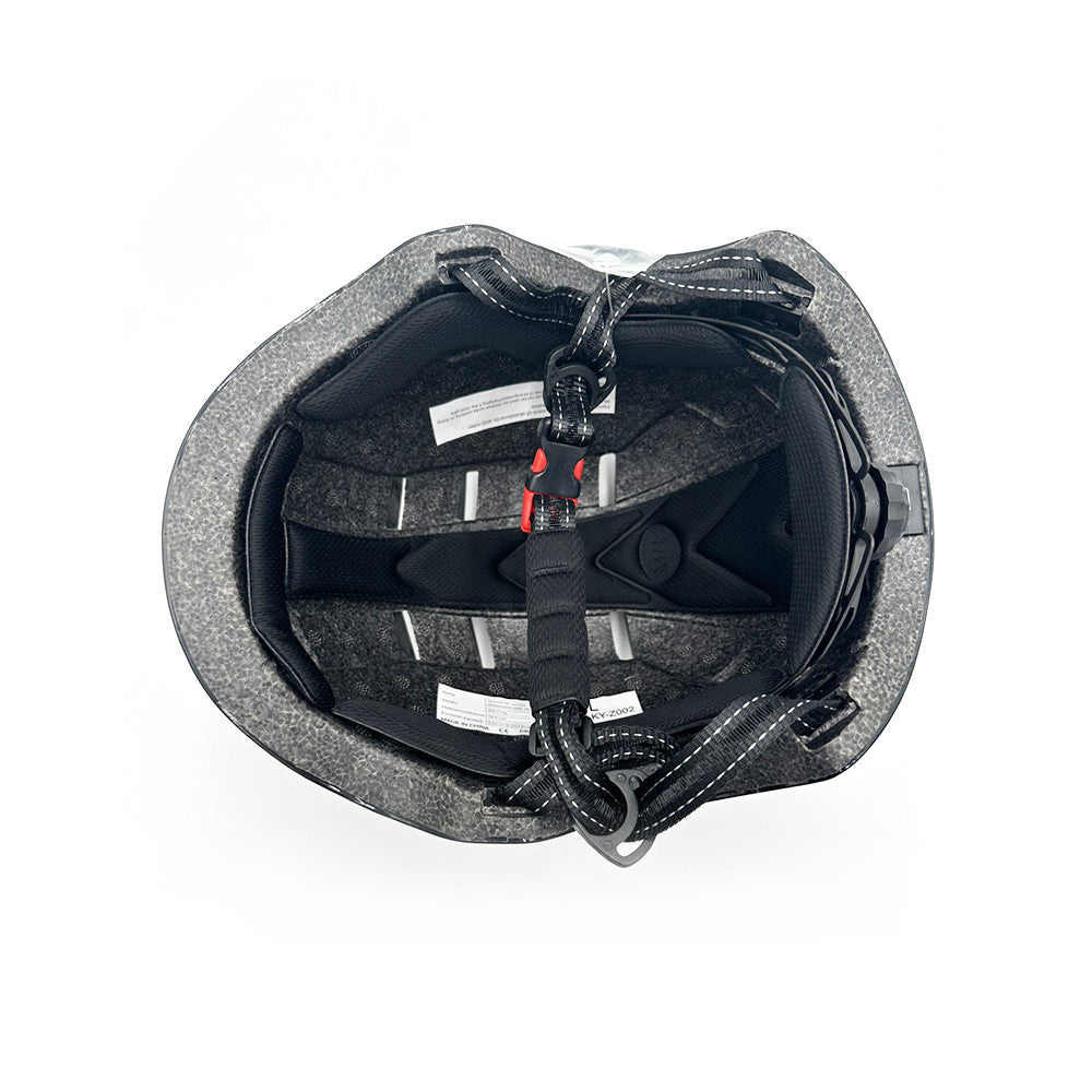 Casque trottinette noir avec LED - vue 4