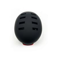 Casque trottinette noir avec LED - vue 3