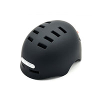 Casque trottinette noir avec LED - vue 1