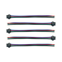 Câble prise JST 4 pin femelle x5pcs - vue 1