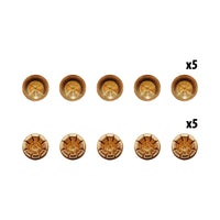 Connecteurs banane 8mm x10 pcs (5 male + 5 femelles) - vue 2