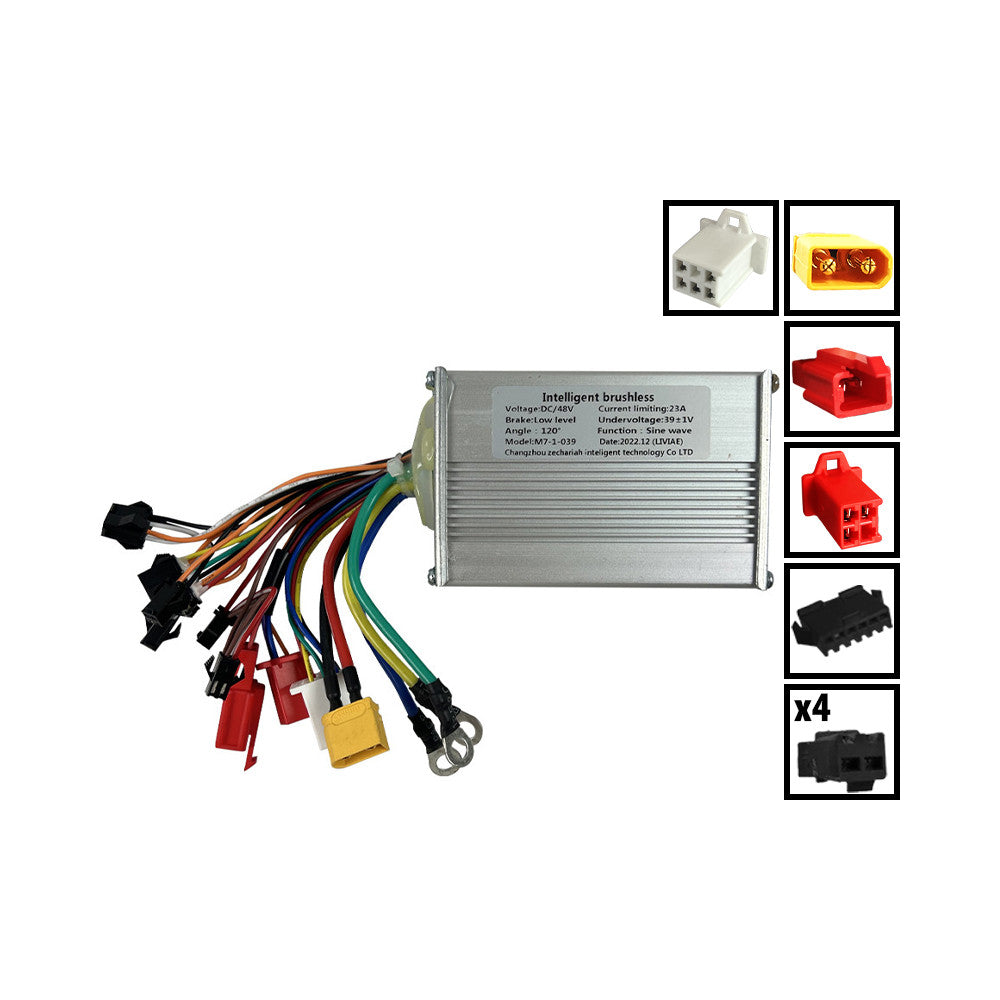 Kit controleur display câble Liviae 48V 23A en situation