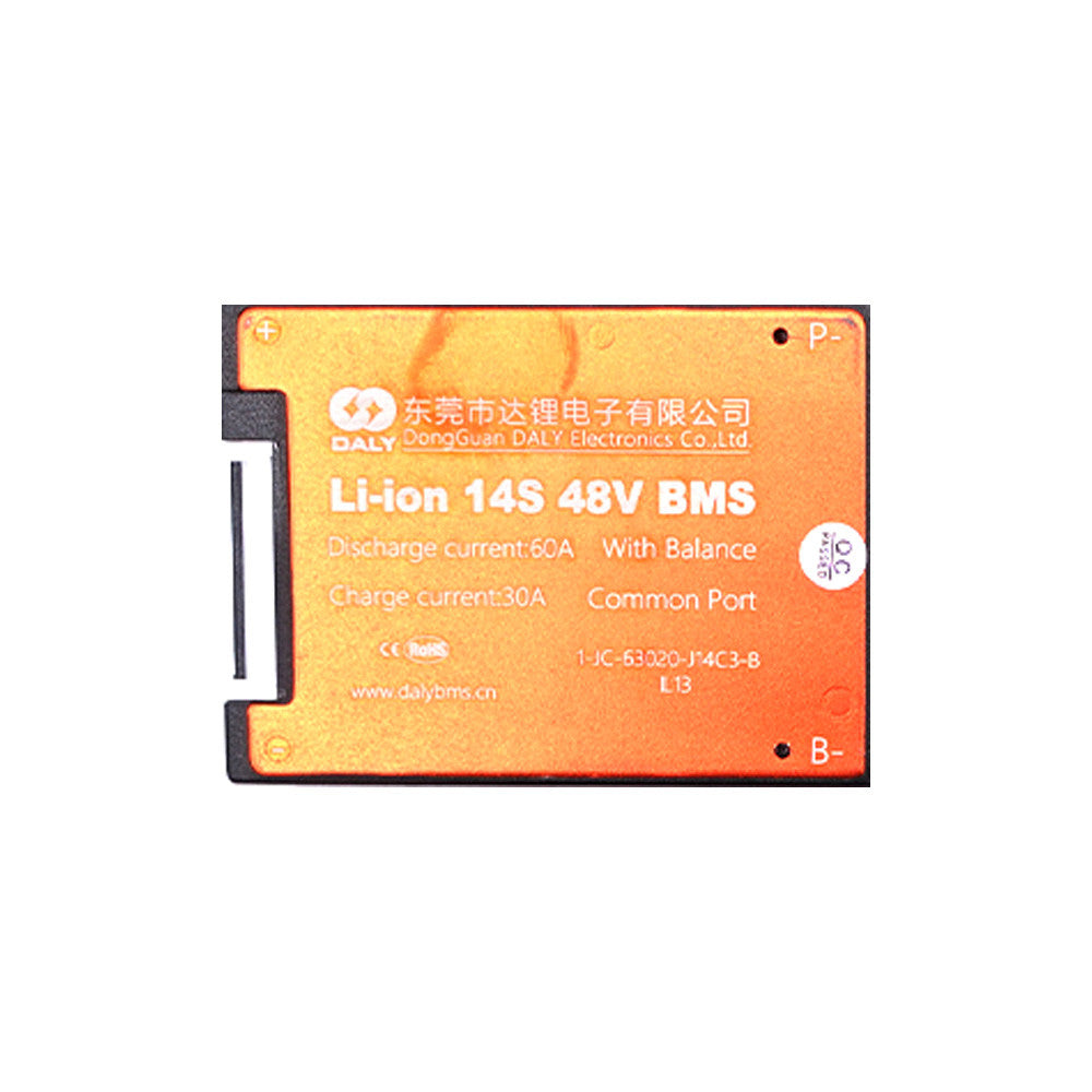 BMS Daly 52V 14S 60A en situation