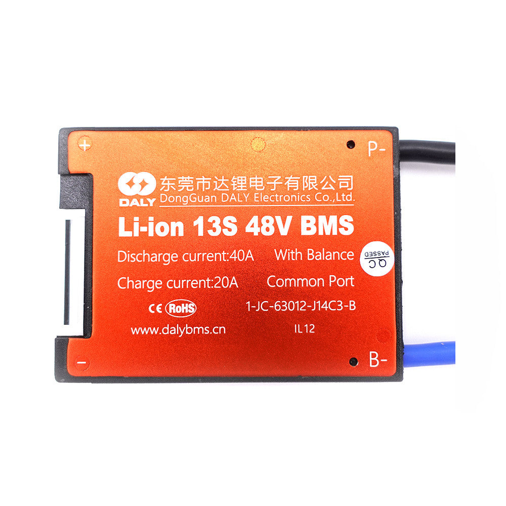 BMS Daly 48V 13S 40A en situation