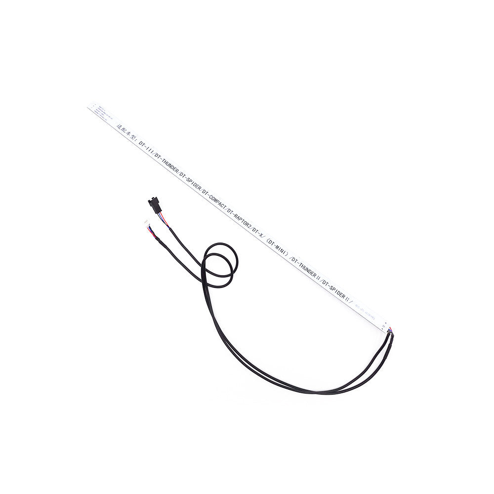 Dualtron Mini Right Column LED with 2-wire receiver 45cm en situation