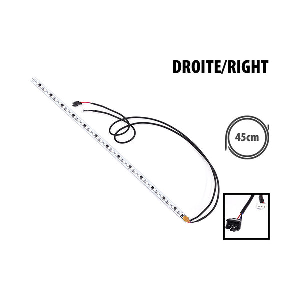 LED Droite de colonne Dualtron Mini avec recepteur 2 cables 45cm - Dualtron - Vélo Shop Obernai