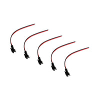 Câble prise JST 2 pin mâle x5pcs - vue 2
