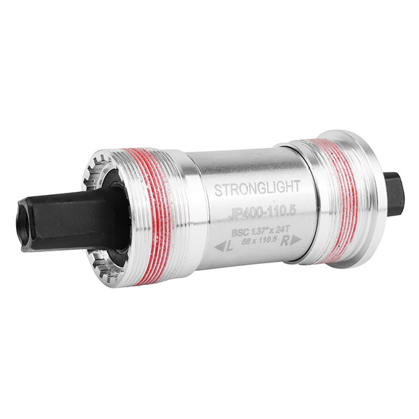 Boîtier Pédalier Stronglight Carré Jp400 Tout Alu 110 mm (Boite De 68) Filetage Anglais - Bsc - 1,37X24