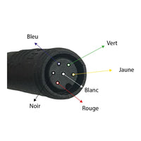 Cable data 6 pins generique - vue 3
