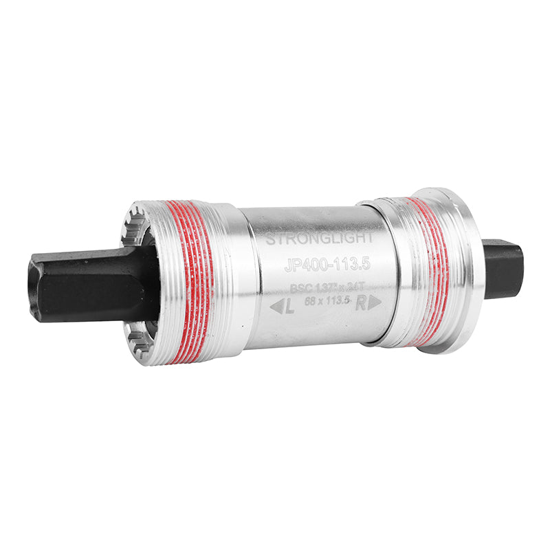 Boîtier Pédalier Stronglight Carré Jp400 Tout Alu 113 mm (Boite De 68) Filetage Anglais - Bsc - 1,37X24