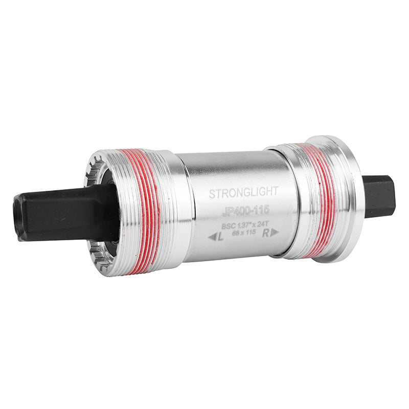 Boîtier Pédalier Stronglight Carré Jp400 Tout Alu 115 mm (Boite De 68) Filetage Anglais - Bsc - 1,37X24