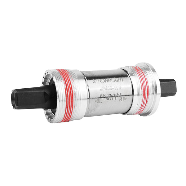 Boîtier Pédalier Stronglight Carré Jp400 Tout Alu 119 mm (Boite De 68) Filetage Anglais - Bsc - 1,37X24