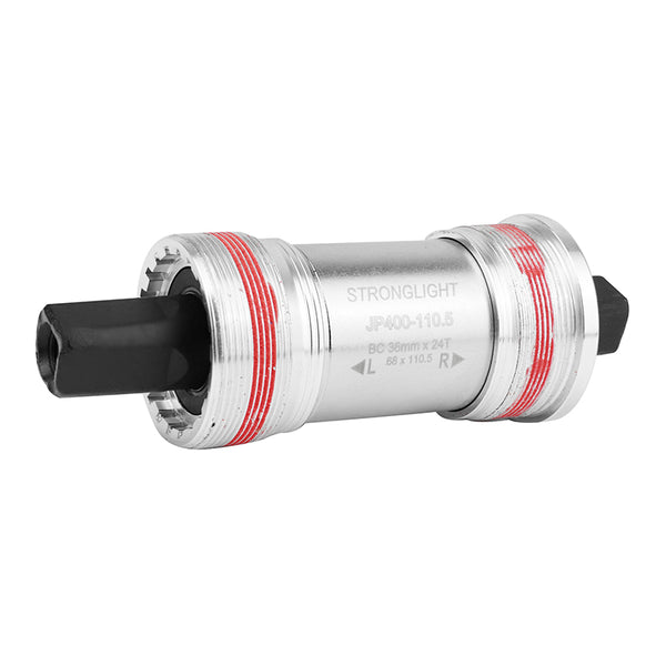 Boîtier Pédalier Stronglight Carré Jp400 Tout Alu 110 mm (Boite De 70) Filetage Italien - 36X24