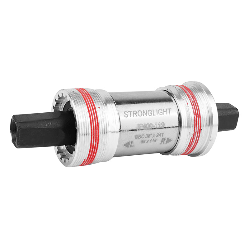 Boîtier Pédalier Stronglight Carré Jp400 Tout Alu 119 mm (Boite De 70) Filetage Italien - 36X24