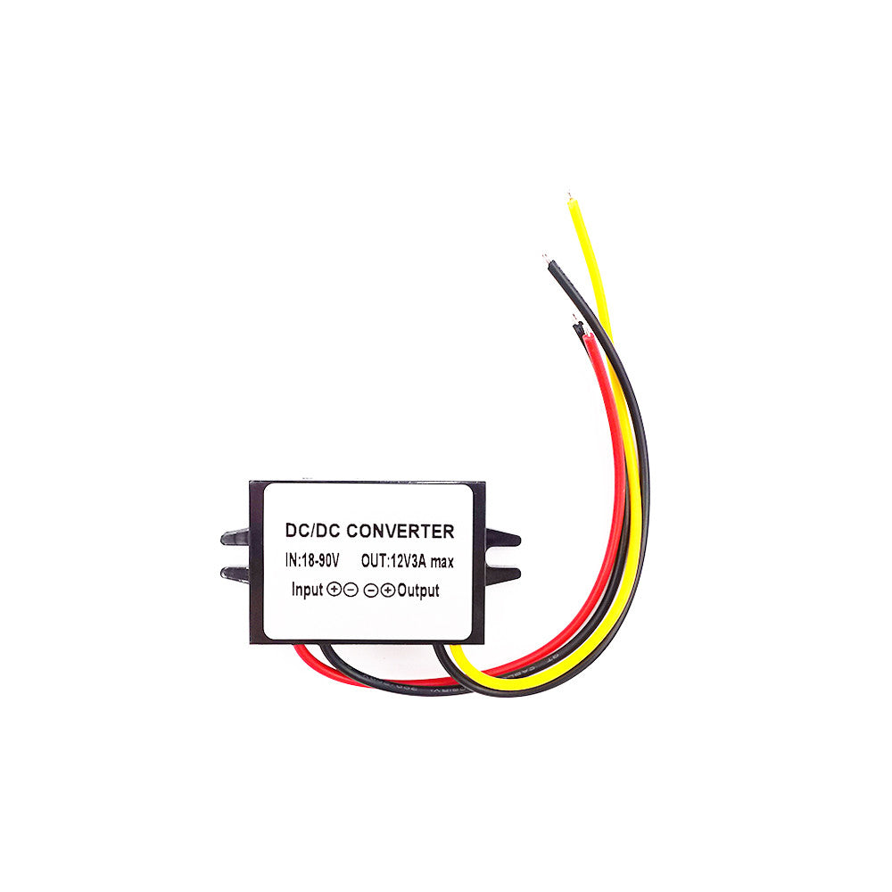 Convertisseur tension DC (12V-3A) en situation
