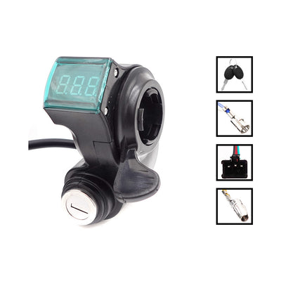 Key contactor voltage display with JST accelerator