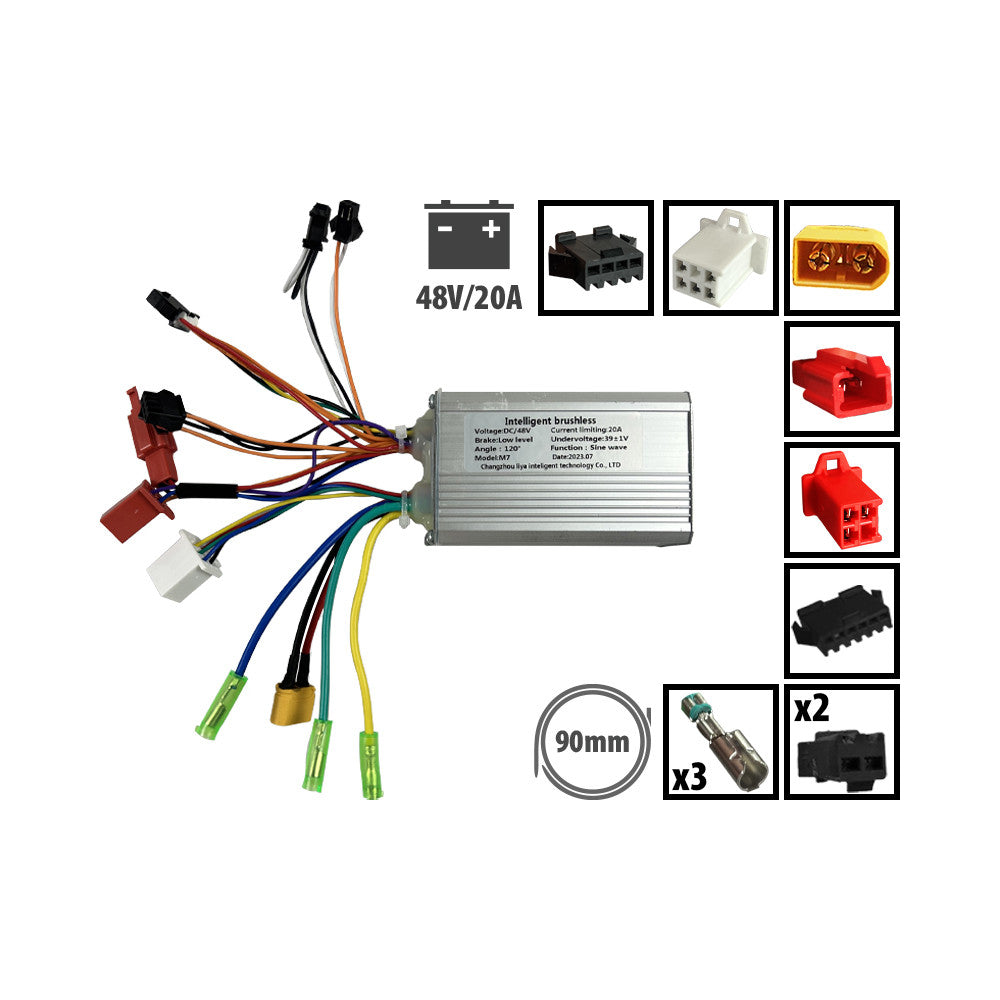 Kit controleur display câble Liviae 48v20A - vue 2