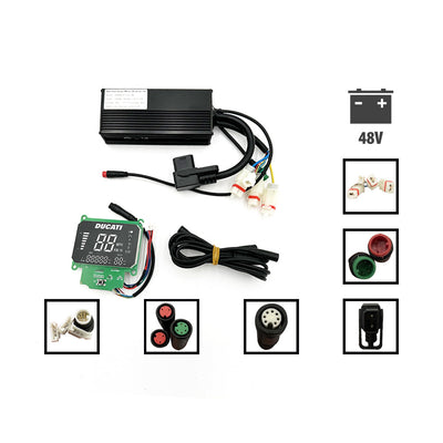 Ducati 48V Scrambler E-Cross display and controller kit C18 plug
