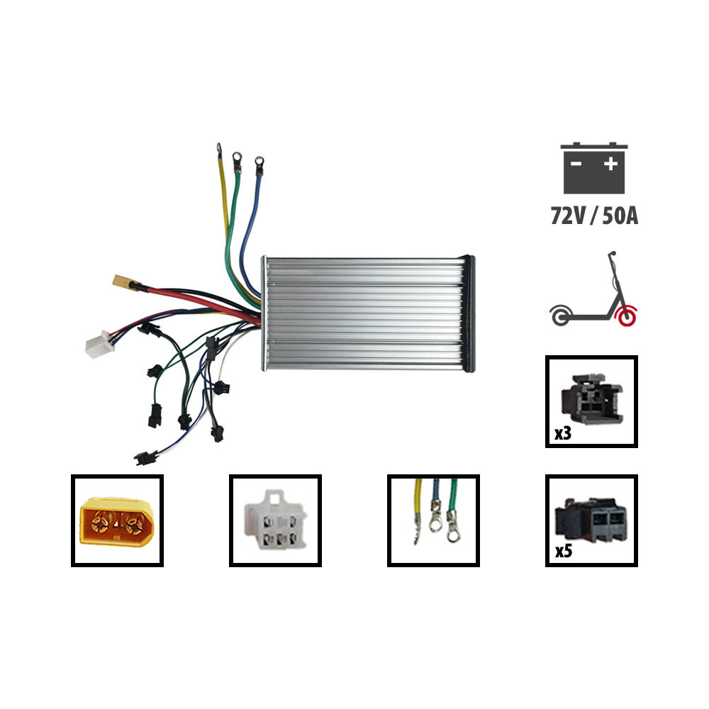 Contrôleur bimoteurs Damao 72v 50A