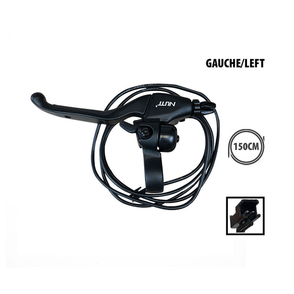 Poignée de frein gauche Nutt avec sonnette cable 150cm JST - Generic - Vélo Shop Obernai