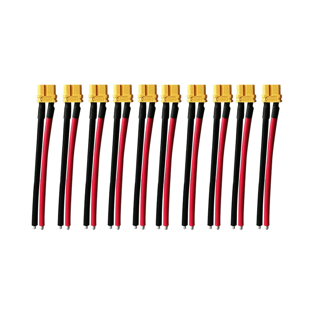 Prises XT60 Femelle avec Cable 10cm X10 pcs - vue 2