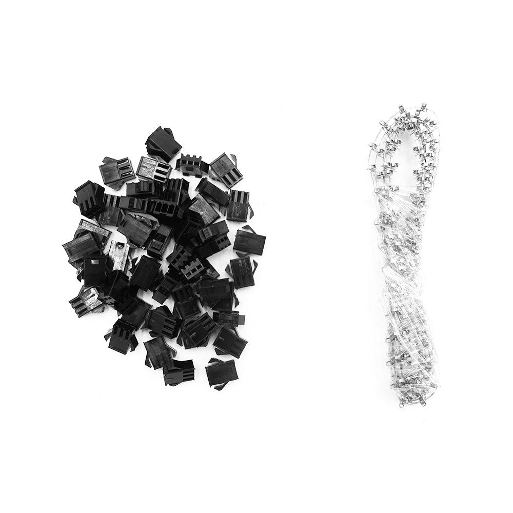SM 3-pin Female Connector x50 pcs en situation