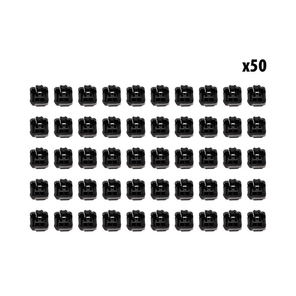 Connecteur SM 2 pins male x50 pcs - Generic - Vélo Shop Obernai