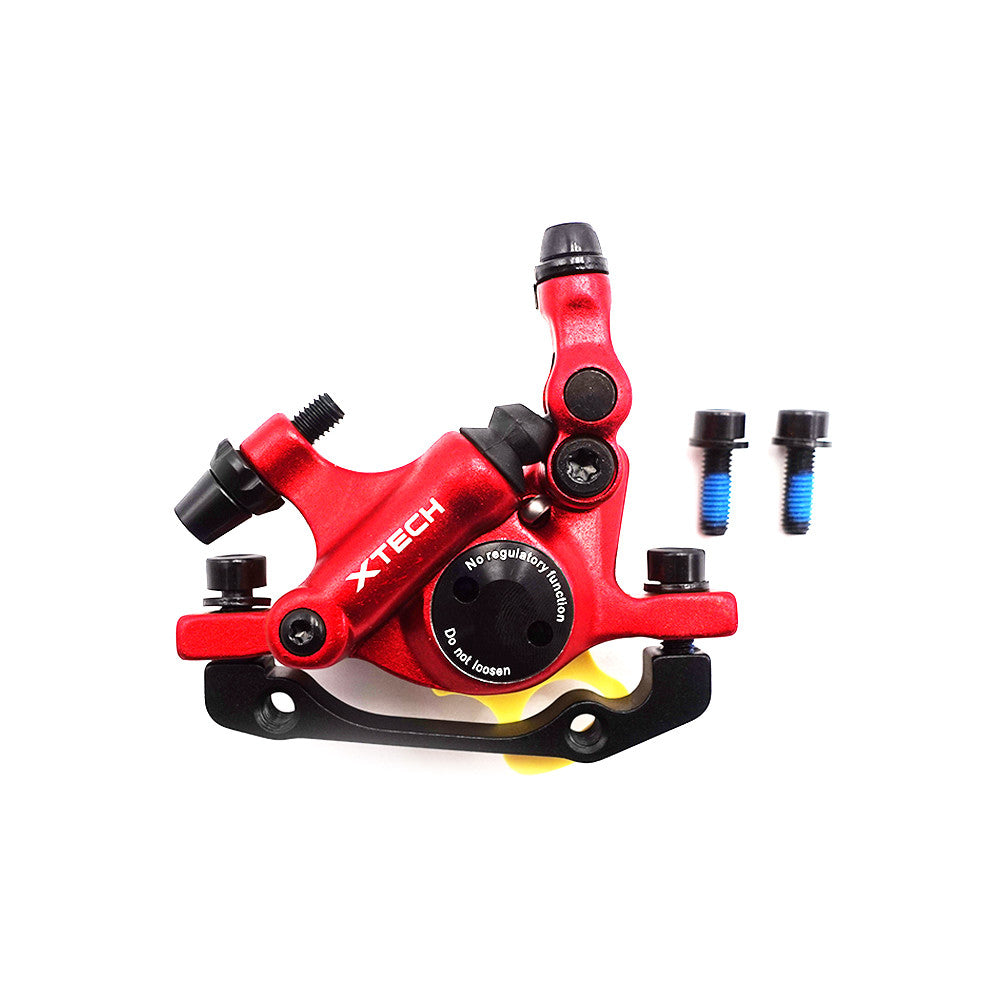 Etrier de frein Xtech rouge en situation