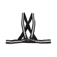 Gilet signalisation bandes reflechissantes - noir - vue 1