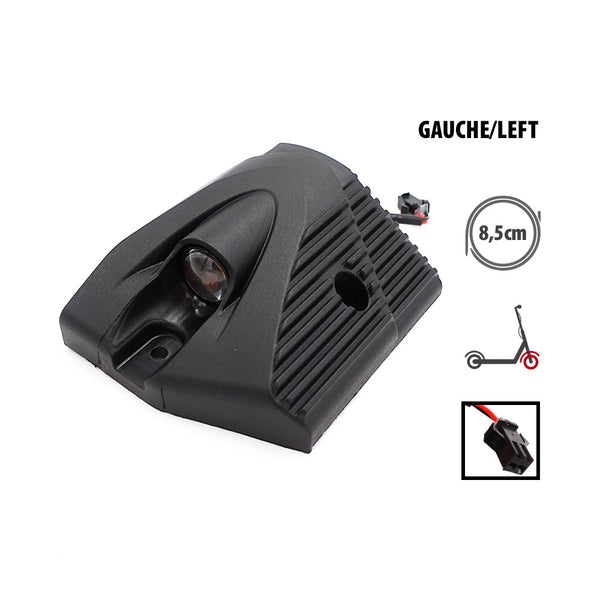 Cache plastique et Led Deck avant gauche Kukirin G2 Master - KuKirin - Vélo Shop Obernai
