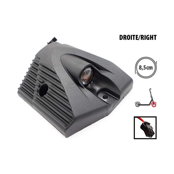 Cache plastique et Led Deck avant droite Kukirin G2 Master - KuKirin - Vélo Shop Obernai