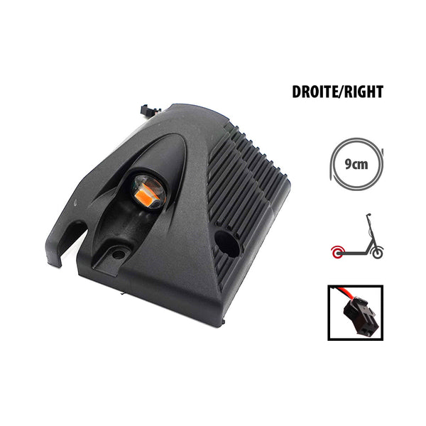 Cache plastique et Led Deck arriere droite Kukirin G2 Master - KuKirin - Vélo Shop Obernai