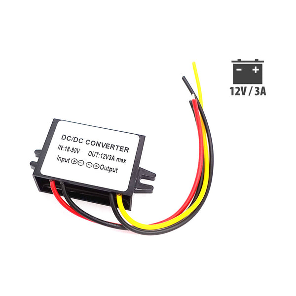 Convertisseur tension DC (12V-3A) - Generic - Vélo Shop Obernai