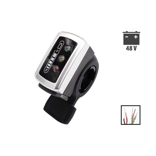 48V battery indicator throttle