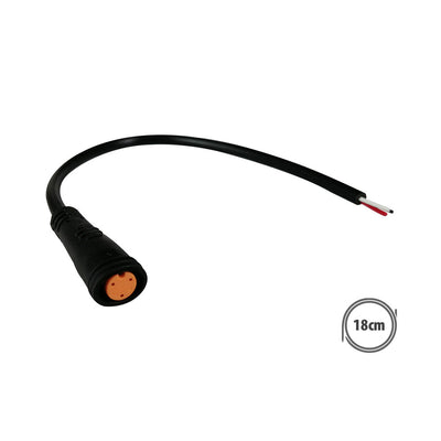 3-pin waterproof female connector