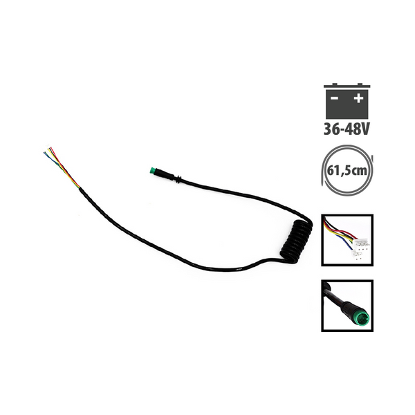 Cable data connecteur etanche Etwow 36/48V - E-TWOW - Vélo Shop Obernai
