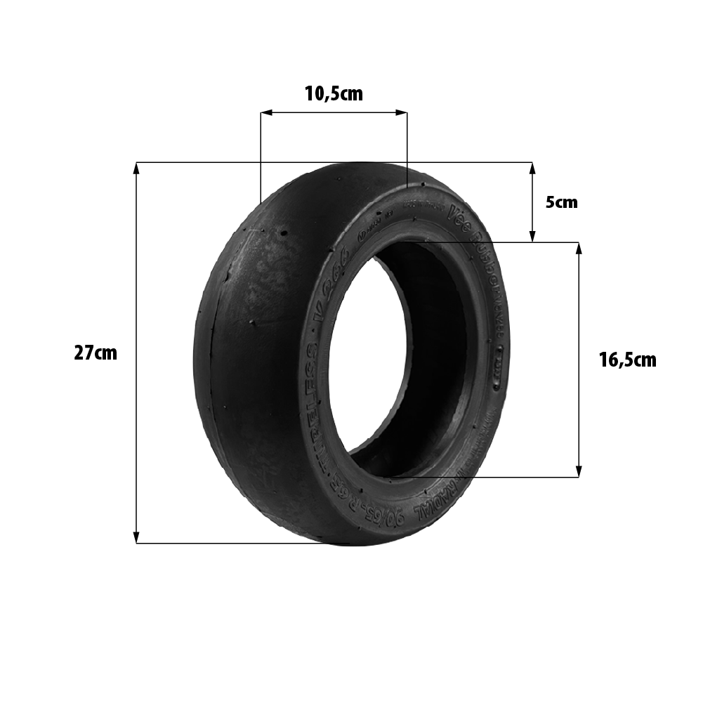 Pneu 90/65-6.5 Slick + Chambre a air - vue 4