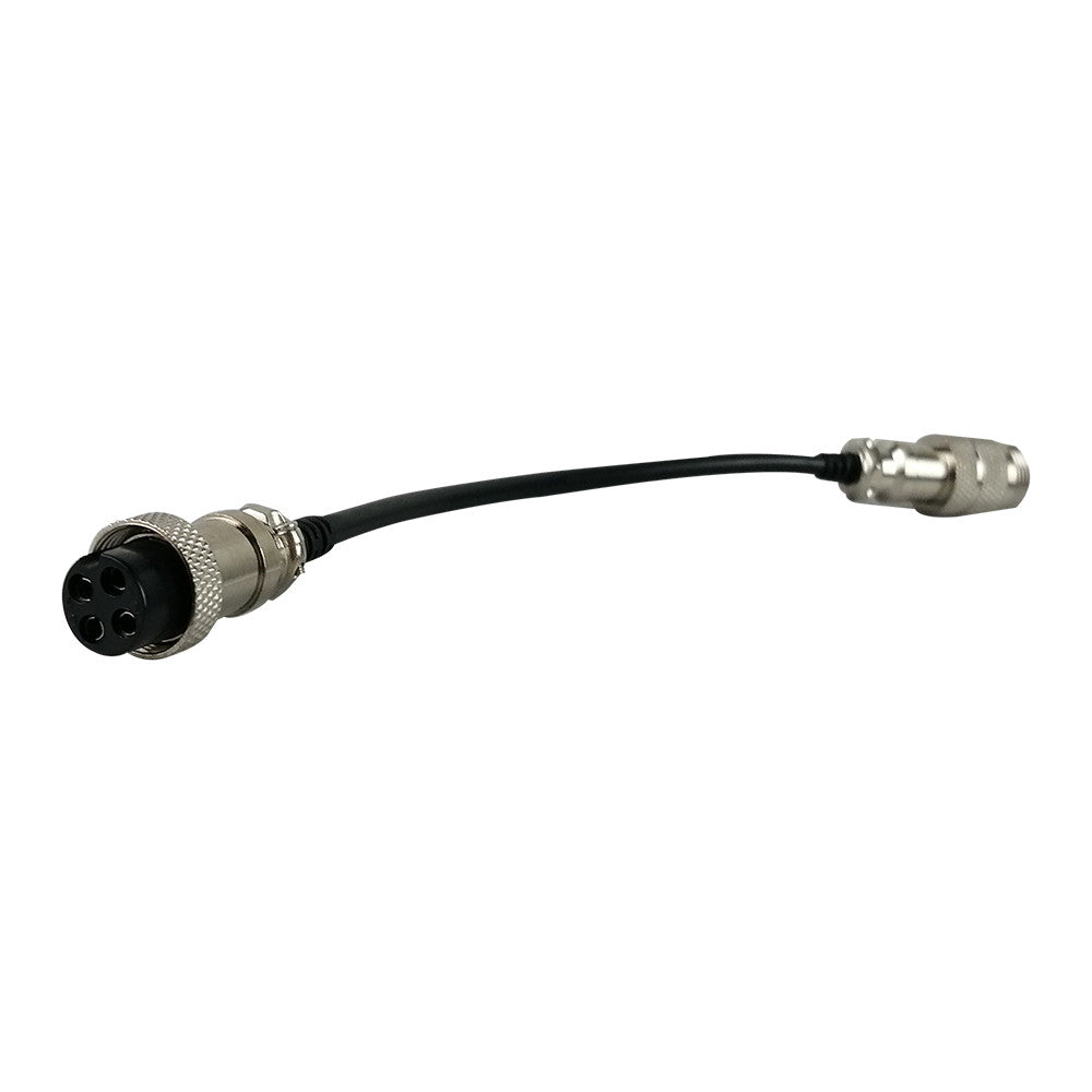Adaptateur GX16-3 pins male vers GX16-4 pins femelle - Generic - Vélo Shop Obernai
