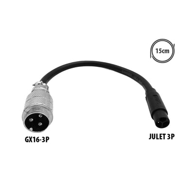 GX16-3P to Julet 3P Adapter